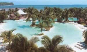 Aerial view of the Fiesta Hotel