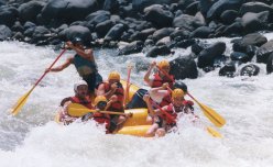 White-water rafting at Pacuare